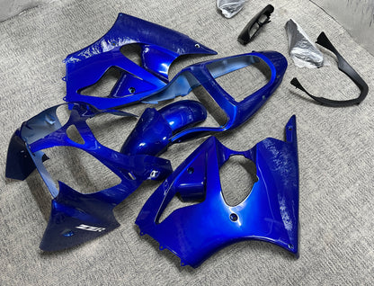 Kawasaki ZZR600 Fairing Set (2005-2008) Blue, White from KingsMotorcycleFairings.com