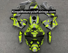 Honda CBR600RR (2003-2004) Matte Silver, Neon Yellow Fairings at KingsMotorcycleFairings.com