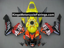 Honda CBR 600 Fairings (2003-2004) Orange, Yellow, Black Rossi at KingsMotorcycleFairings.com