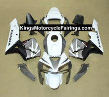 Honda CBR 600 Fairings (2003-2004) White, Silver, Matte Black at KingsMotorcycleFairings.com