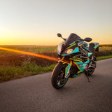KingsMotorcycleFairings.com BMW S1000RR (2017-2018) BLACK, TURQUOISE, YELLOW FAIRINGS