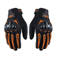 Shop Orange, Black RT Motorcycle Gloves from KingsMotorcycleFairings.com
