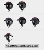 RHKC Open Face Motorcycle Helmets at KingsMotorcycleFairings.com