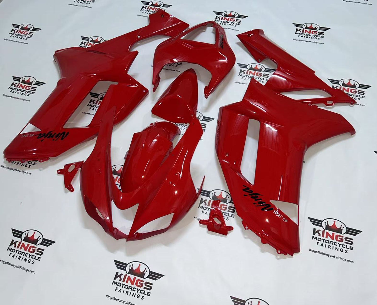 Red Fairings for Kawasaki Ninja ZX6R 636 (2007-2008) at KingsMotorcycleFairings.com