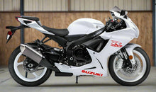 SUZUKI GSX-R600 Fairings (2011-2024) White, Red at KingsMotorcycleFairings.com