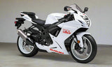 SUZUKI GSX-R750 Fairings (2011-2024) White, Red from KingsMotorcycleFairings.com