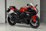 SUZUKI GSX-R750 Fairings (2025-2026) Matte Black, Gloss Red at KingsMotorcycleFairings.com
