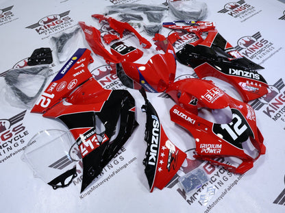 SUZUKI GSXR1000 Fairing Sets (2017-2025) Red, Black, White Yoshimura from KingsMotorcycleFairings.com