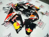 SUZUKI GSXR1000 (2003-2004) BLACK REPSOL REDBULL FAIRINGS at KingsMotorcycleFairings.com