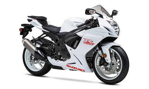 SUZUKI GSXR600 Fairings (2011-2024) White, Red from KingsMotorcycleFairings.com