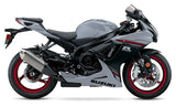 SUZUKI GSXR750 Fairings (2011-2024) Matte Gray, Black, Red from KingsMotorcycleFairings.com