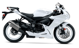 Suzuki GSXR750 (2011-2024) White on White Fairings