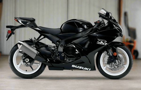 SUZUKI GSXR750 Fairings (2025-2026) Black, White at KingsMotorcycleFairings.com