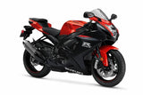 SUZUKI GSXR750 Fairings (2025-2026) Matte Black, Gloss Red at KingsMotorcycleFairings.com