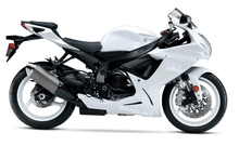 SUZUKI GSXR750 Fairings (2025-2026) White on White at KingsMotorcycleFairings.com