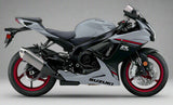 SUZUKI GSX-R600 Fairings (2011-2024) Matte Gray, Black, Red at KingsMotorcycleFairings.com