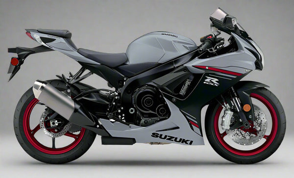SUZUKI GSX-R600 Fairings (2011-2024) Matte Gray, Black, Red at KingsMotorcycleFairings.com