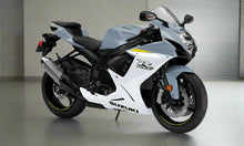 SUZUKI GSX-R750 Fairing Kit (2011-2024) Matte Gray, Gloss White, Yellow at KingsMotorcycleFairings.com