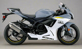 SUZUKI GSX-R750 Fairings (2011-2024) Matte Gray, Gloss White, Yellow at KingsMotorcycleFairings.com