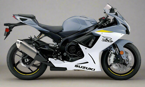 SUZUKI GSX-R750 Fairings (2011-2024) Matte Gray, Gloss White, Yellow at KingsMotorcycleFairings.com