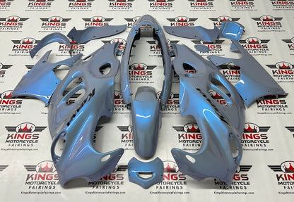 SUZUKI GSX750F Katana Fairings (1998-2006) Blue, Gray Chameleon at KingsMotorcycleFairings.com