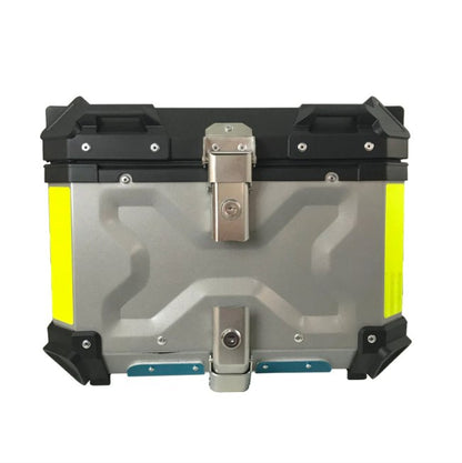 Silver Neon X 55L Aluminum Motorcycle Top Box Storage at KingsMotorcycleFairings.com