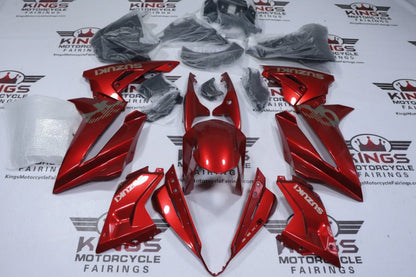 Suzuki GSX-8R Fairing Kit (2024-2025) Candy Red, Gray at KingsMotorcycleFairings.com