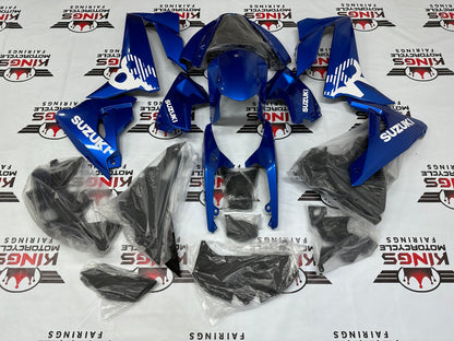 Suzuki GSX-8R Fairing Kit (2024-2025) Metallic Blue, White from KingsMotorcycleFairings.com
