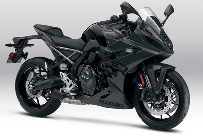 Suzuki GSX-8R Fairing Parts (2024-2025) All Black at KingsMotorcycleFairings.com