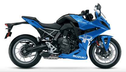 Suzuki GSX-8R Fairing Parts (2024-2025) Blue, Gray from KingsMotorcycleFairings.com