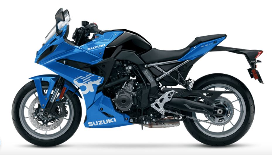 Suzuki GSX-8R Fairing Pieces (2024-2025) Blue from KingsMotorcycleFairings.com