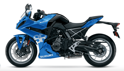 Suzuki GSX-8R Fairing Pieces (2024-2025) Blue from KingsMotorcycleFairings.com