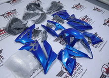Suzuki GSX-8R Fairings (2024-2025) Blue, Silver from KingsMotorcycleFairings.com
