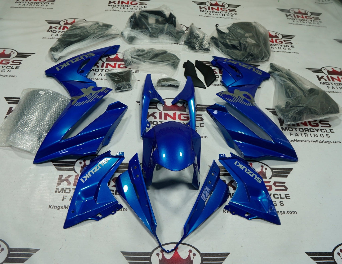 Suzuki GSX-8R Fairings (2024-2025) Blue by KingsMotorcycleFairings.com