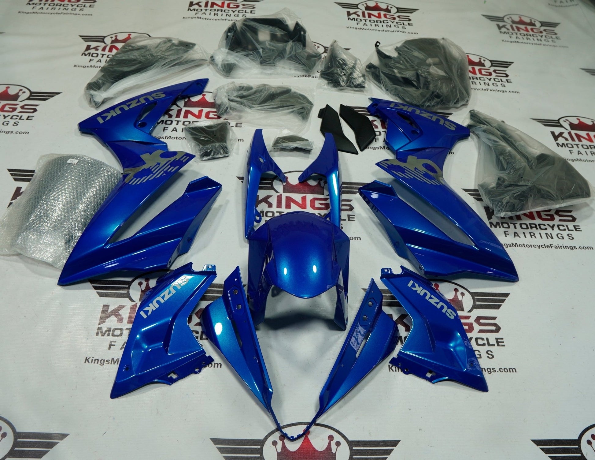 Suzuki GSX-8R Fairings (2024-2025) Blue by KingsMotorcycleFairings.com