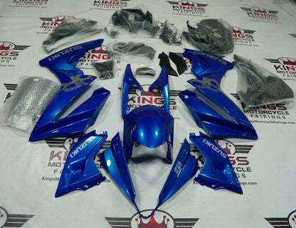 Suzuki GSX-8R Fairings (2024-2025) Blue by KingsMotorcycleFairings.com