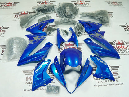Suzuki GSX-8R Fairings (2024-2025) Blue from KingsMotorcycleFairings.com