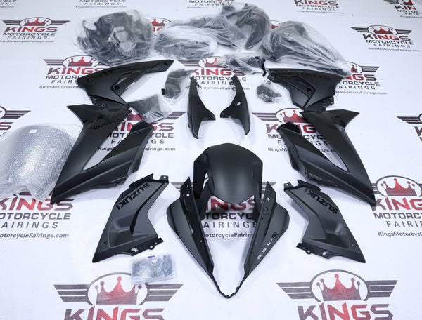 Suzuki GSX-8R Fairings (2024-2025) Flat Black at KingsMotorcycleFairings.com