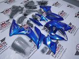 Suzuki GSX-8R Fairings (2024-2025) Gloss Blue, Gray at KingsMotorcycleFairings.com