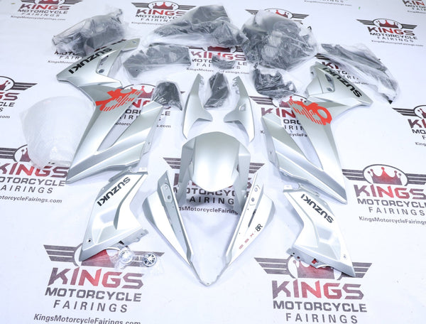 Suzuki GSX-8R Fairings (2024-2025) Silver Matte, Black, Red at KingsMotorcycleFairings.com