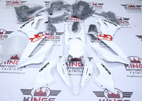 Suzuki GSX-8R Fairings (2024-2025) White, Red, Black at KingsMotorcycleFairings.com