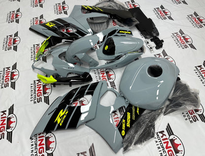 Suzuki GSX-R1000 Fairing Kit (2005-2006) Nardo Gray, Black, Neon Yellow at KingsMotorcycleFairings.com