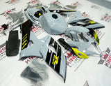 Suzuki GSX-R1000 Fairing Kit (2005-2006) Nardo Gray, Black, Neon Yellow at KingsMotorcycleFairings.com