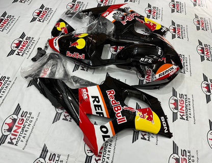 Suzuki GSX-R1000 Fairings (2003-2004) Black Repsol Redbull at KingsMotorcycleFairings.com
