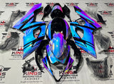 Suzuki GSX-R1000 Fairings (2005-2006) Pink, Blue, Chrome Chameleon at KingsMotorcycleFairings.com