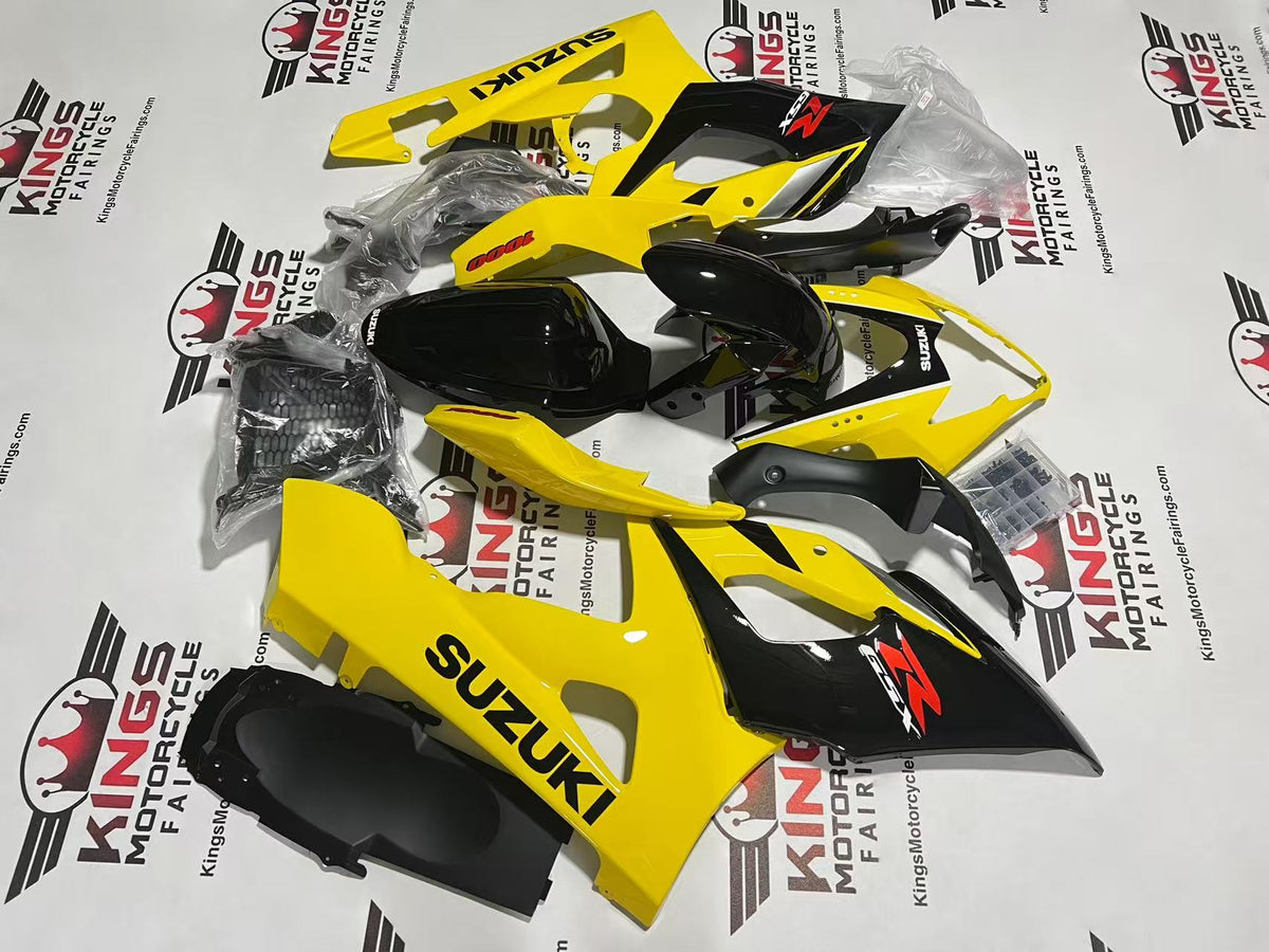 Suzuki GSX-R1000 Fairings (2005-2006) Yellow, Black, Red, White at KingsMotorcycleFairings.com