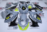 Suzuki GSX-R1000 Fairings (2009-2016) Nardo Gray, Black, Neon Yellow from KingsMotorcycleFairings.com
