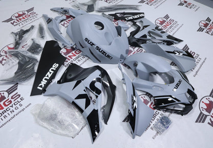 Suzuki GSX-R1000 Fairings (2017-2025) Matte Gray, Black, White from KingsMotorcycleFairings.com