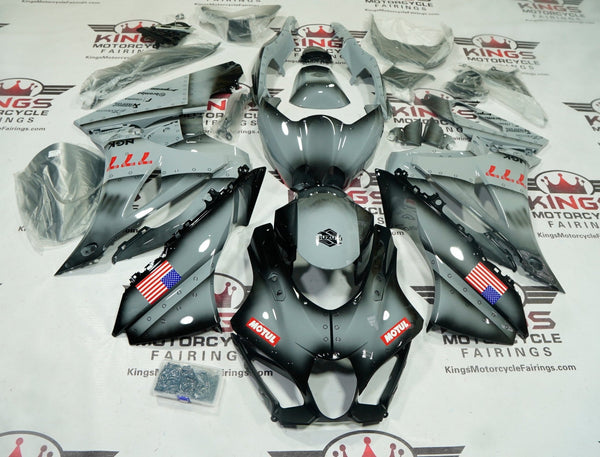 Suzuki GSX-R 1000 Fairings (2017-2025) Nardo Gray 777 at KingsMotorcycleFairings.com