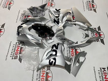 Suzuki GSX-R1000 Fairings (2017-2025) Silver Metallic, Black at KingsMotorcycleFairings.com